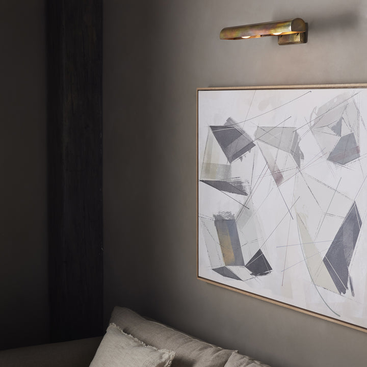 Clement Picture Light Burnt Brass