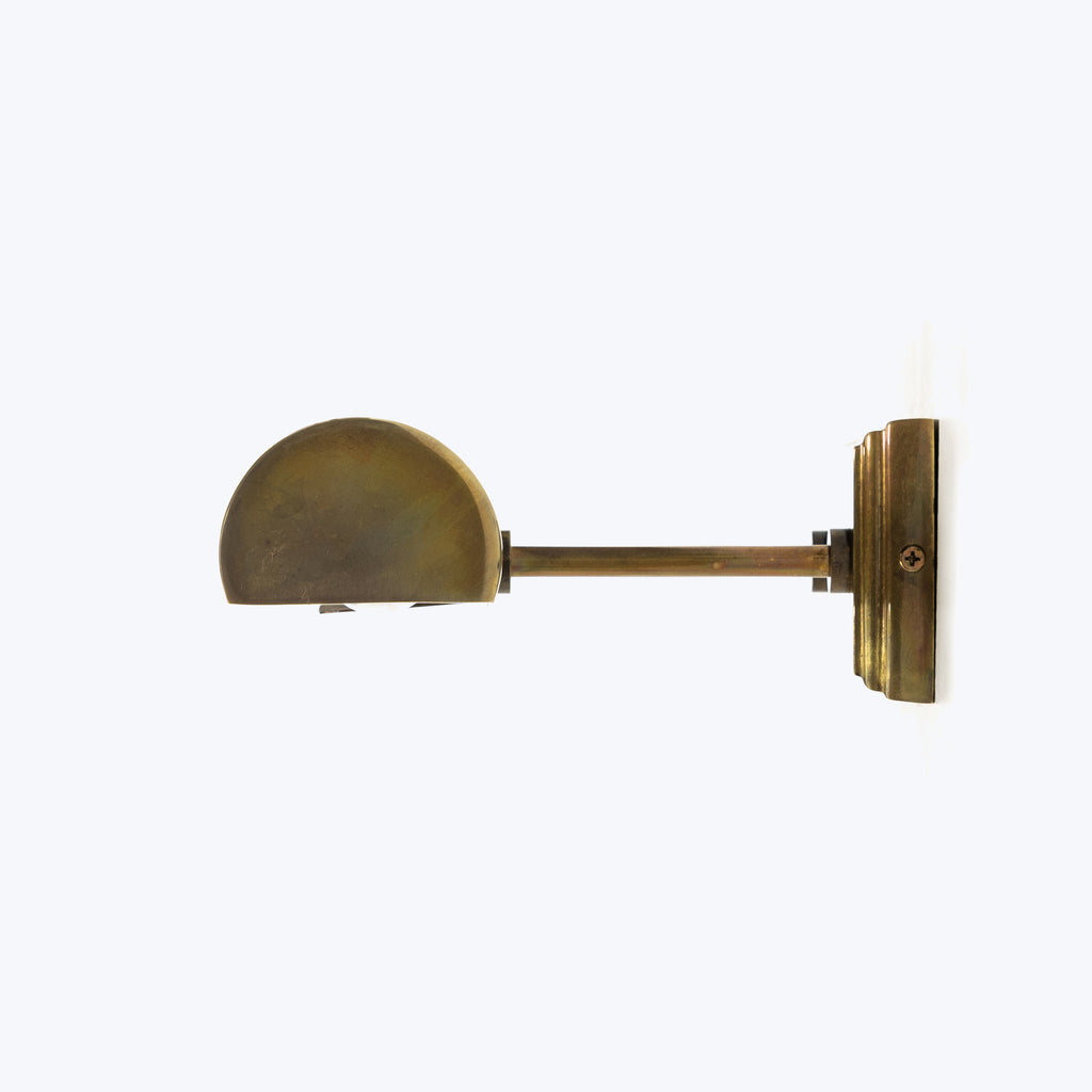 Clement Picture Light Burnt Brass