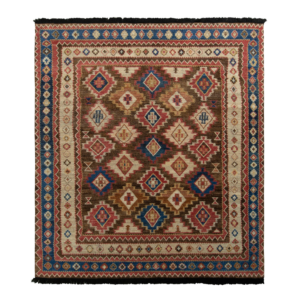 Transitional Tribal Rug - 9'3" x 10'3" Default Title