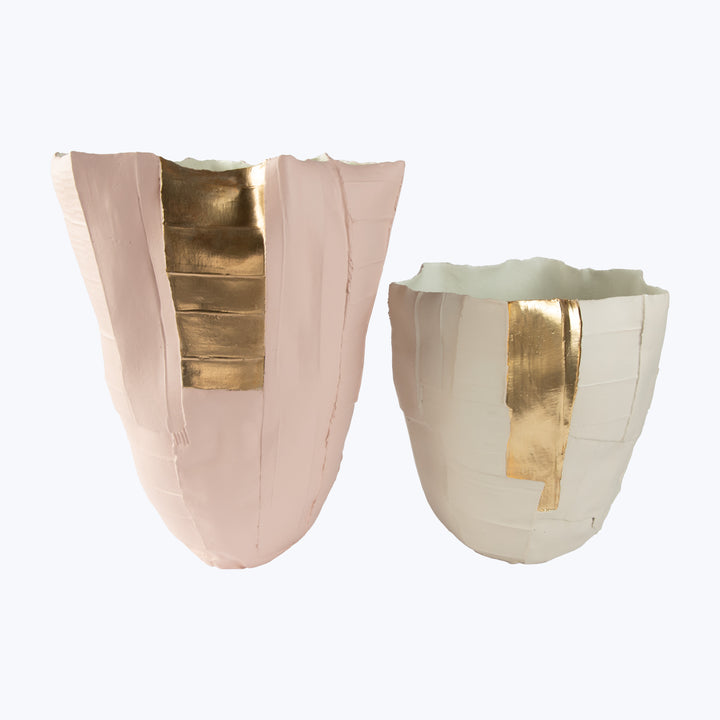 Petal Vase Large, Antique Rose