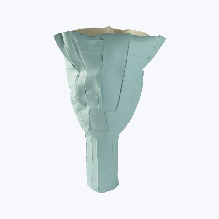 Tulip Bowl, Light Green Blue