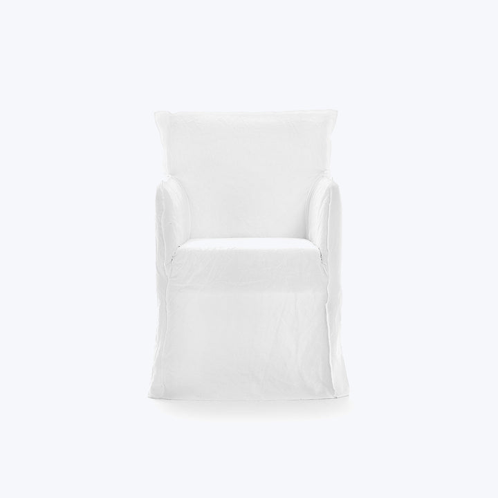 Ghost Slipcover Dining Chair w/ Arms