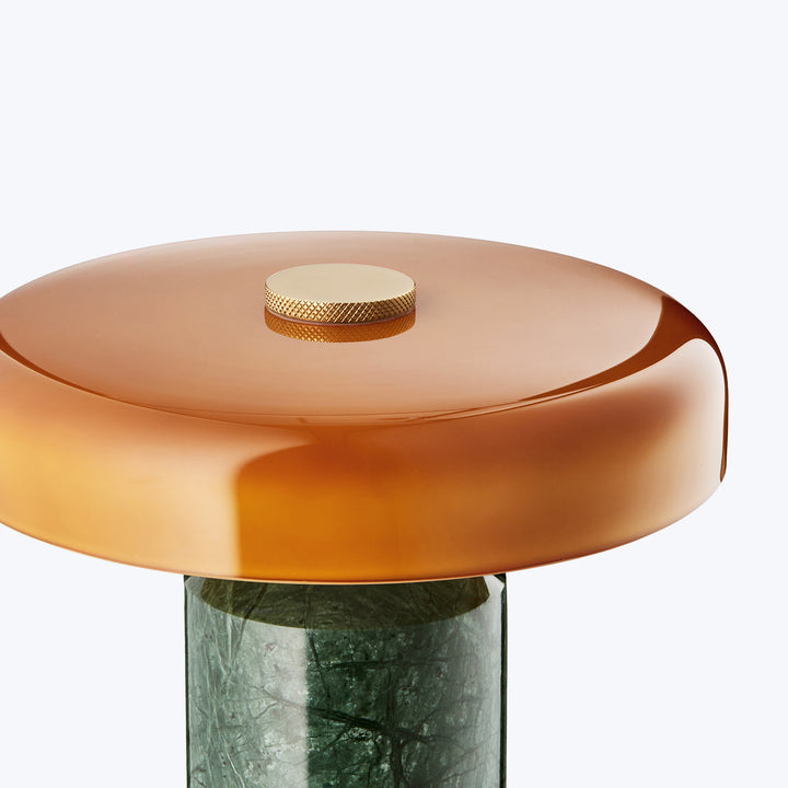 Trip Portable Lamp Green Marble