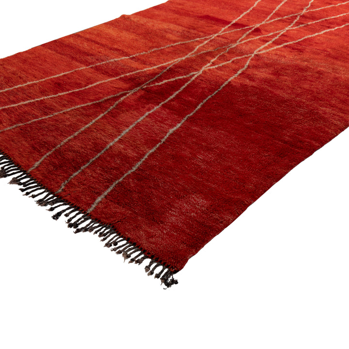 Casablanca Wool Red Rug - 7'9" x 11'2" Default Title