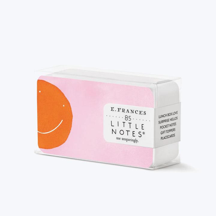 Orange Smiley Little Notes