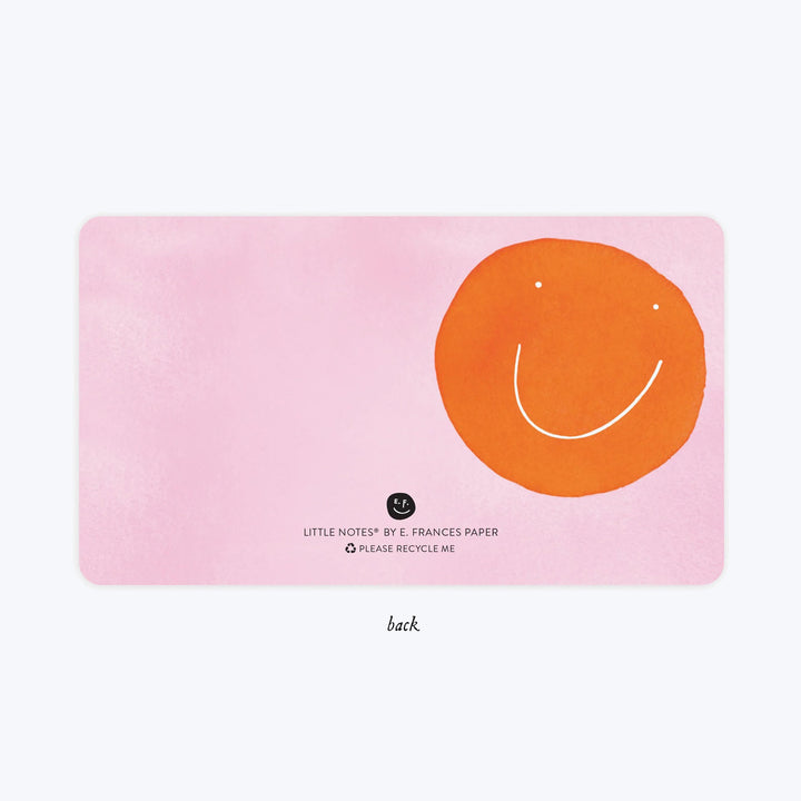 Orange Smiley Little Notes