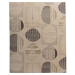 Modern Handknotted Wool & Silk Silver Rug -8' X 10' Default Title