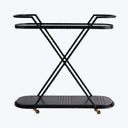 Blackened Iron Bar Cart Default Title