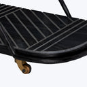 Blackened Iron Bar Cart Default Title