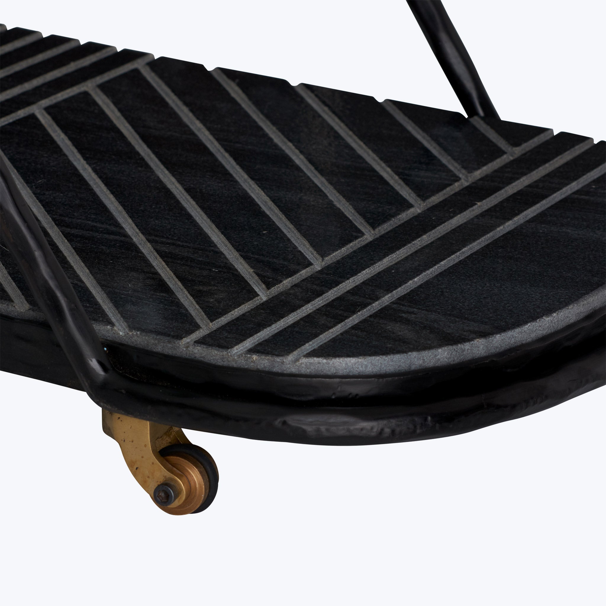 Blackened Iron Bar Cart Default Title