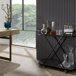 Blackened Iron Bar Cart Default Title - hover