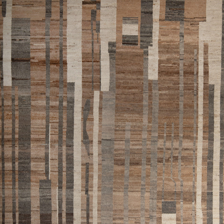 Multi Modern Wool Rug - 9'1" x 11'11" Default Title