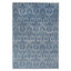 Blue Modern Mosaic Wool Rug - 9'1" x 12'3"