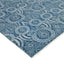 Blue Modern Mosaic Wool Rug - 9'1" x 12'3"