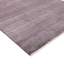 Purple Modern Wool Silk Blend Rug - 9'1" x 12'4"