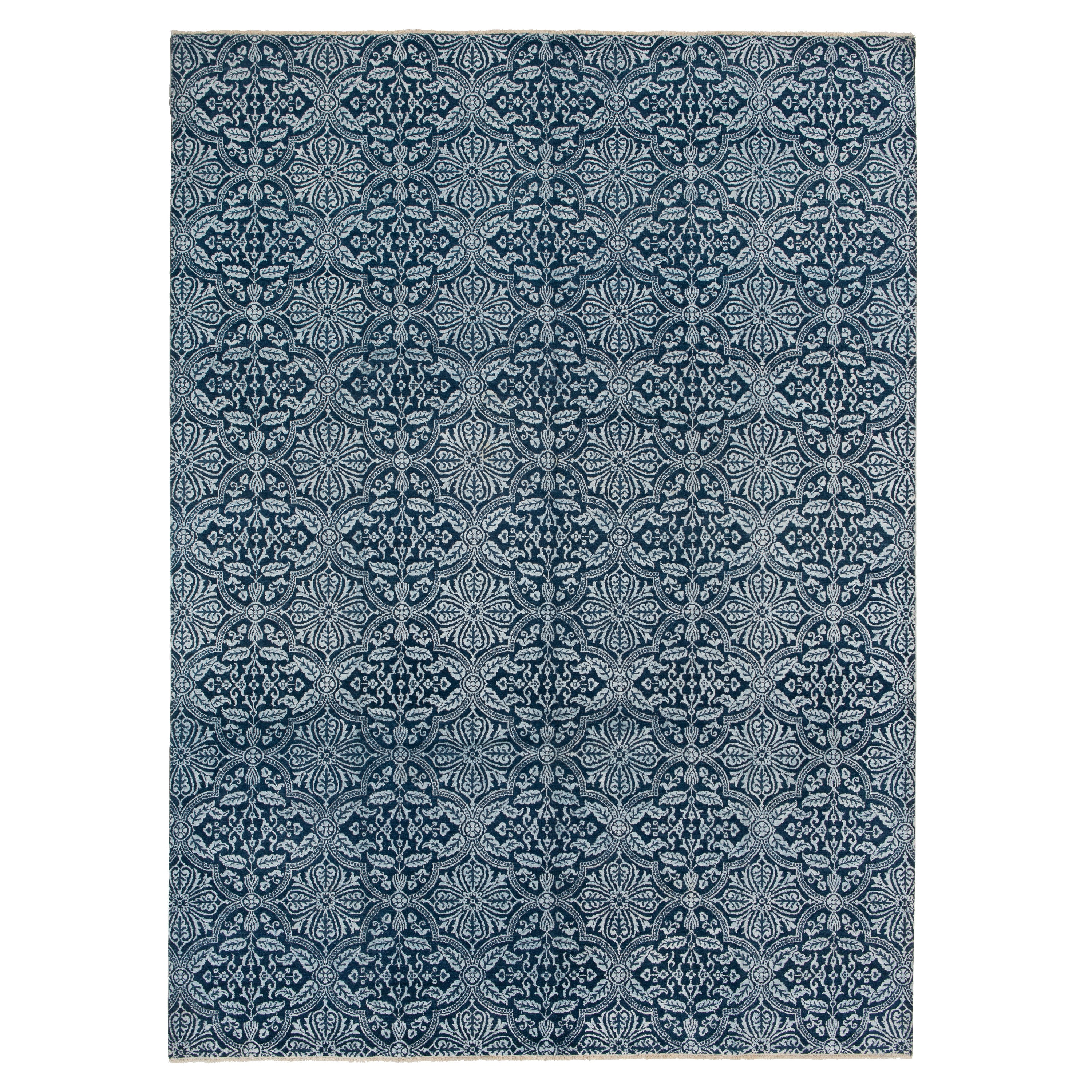 Hand-knotted Wool Rug - 12'3" x 9'1" Default Title