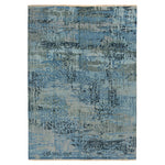 Blue Modern Wool Rug - 8' x 10'3"