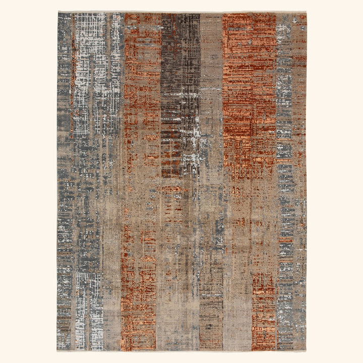 Hand-knotted Wool Rug - 12'1" x 9'1" Default Title