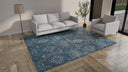 Blue Modern Wool Rug - 8'3" x 10'4"