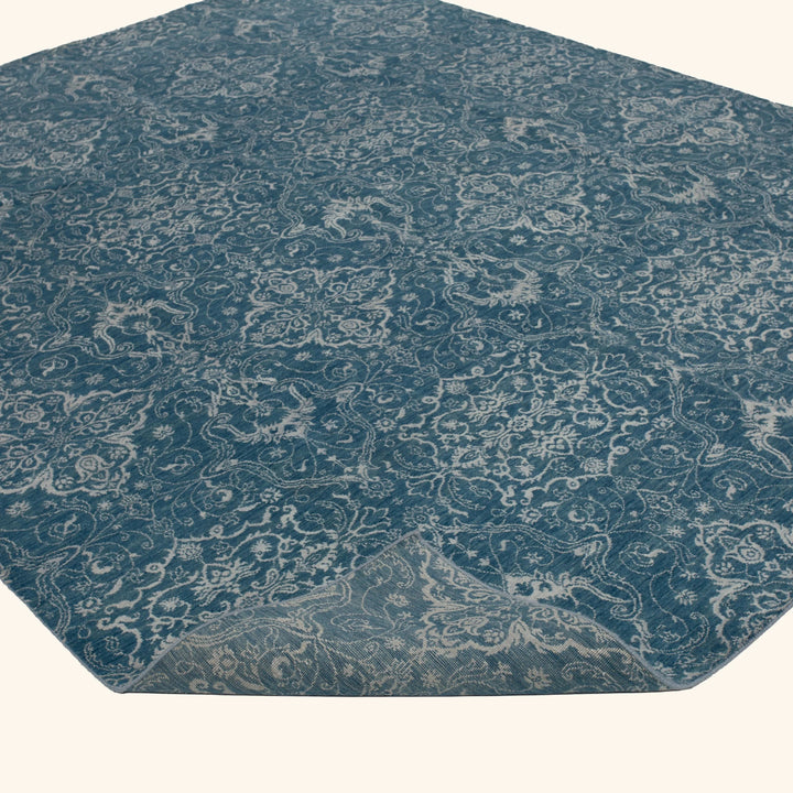 Blue Modern Wool Rug - 8'3" x 10'4"