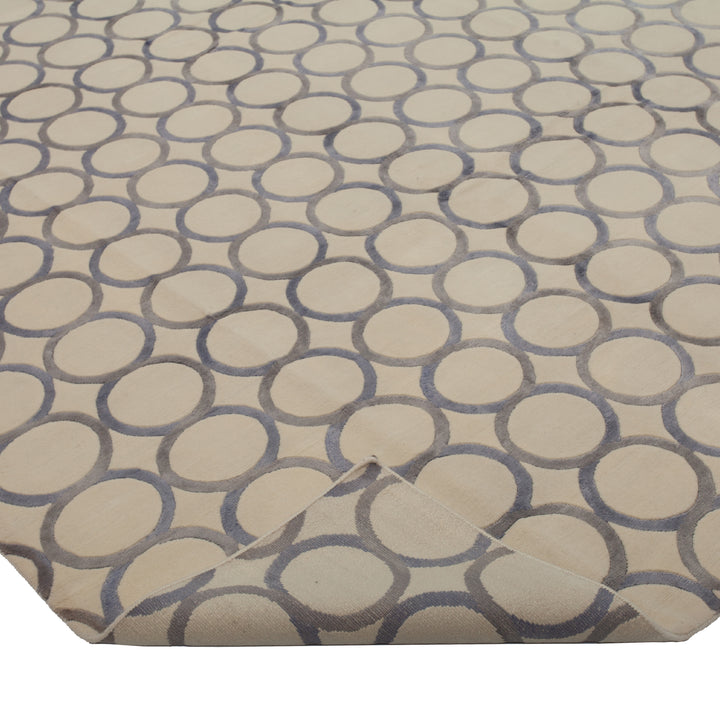 Brown & Purple Modern Wool Rug - 8'3" x 10'2"
