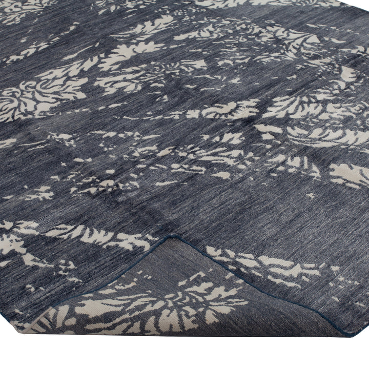 Grey Modern Wool Blend Rug - 8'1" x 10'4"