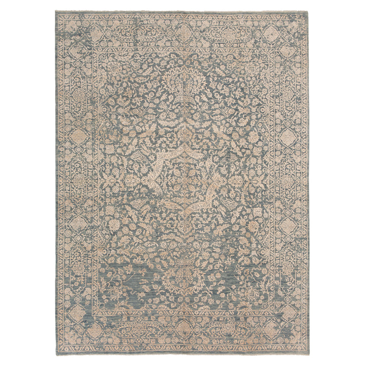 Hand-knotted Wool Rug - 12'1" x 9'1" Default Title