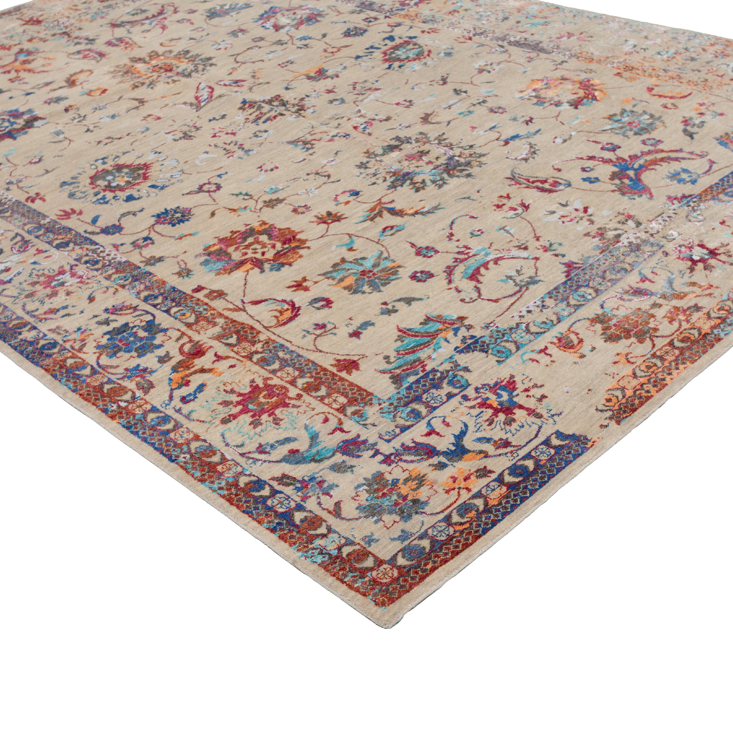Hand-knotted Wool Rug - 12'2" x 9'1" Default Title