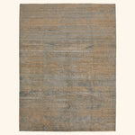 Brown Modern Wool Rug - 8'2" x 10'3"