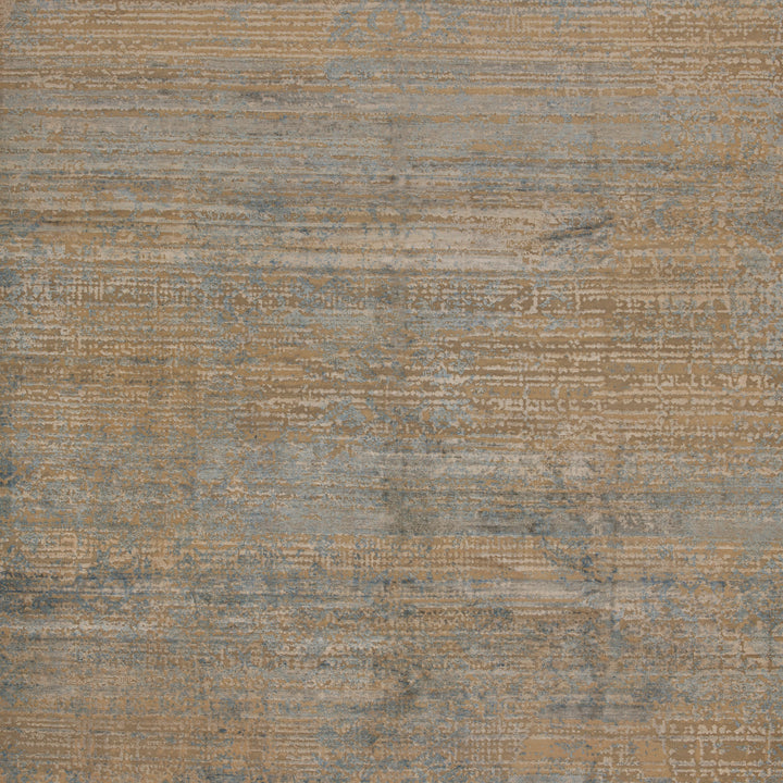 Brown Modern Wool Rug - 8'2" x 10'3"
