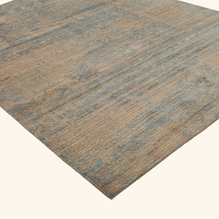Brown Modern Wool Rug - 8'2" x 10'3"
