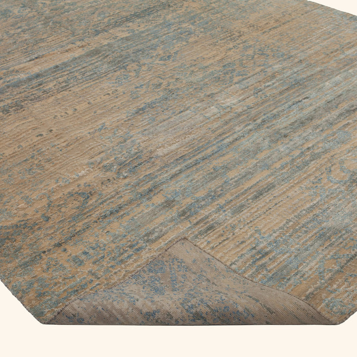 Brown Modern Wool Rug - 8'2" x 10'3"