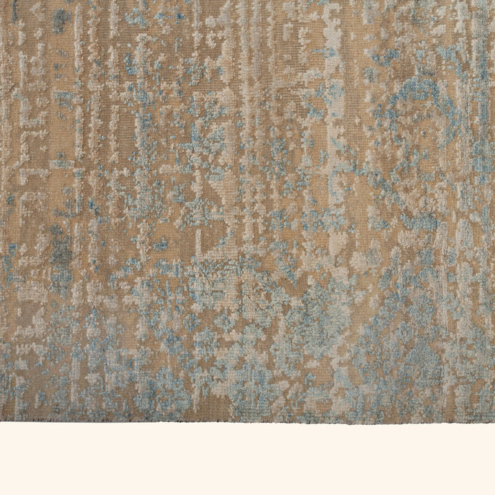 Brown Modern Wool Rug - 8'2" x 10'3"