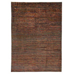 Rust Modern Wool Blend Rug - 9'3" x 11'10"