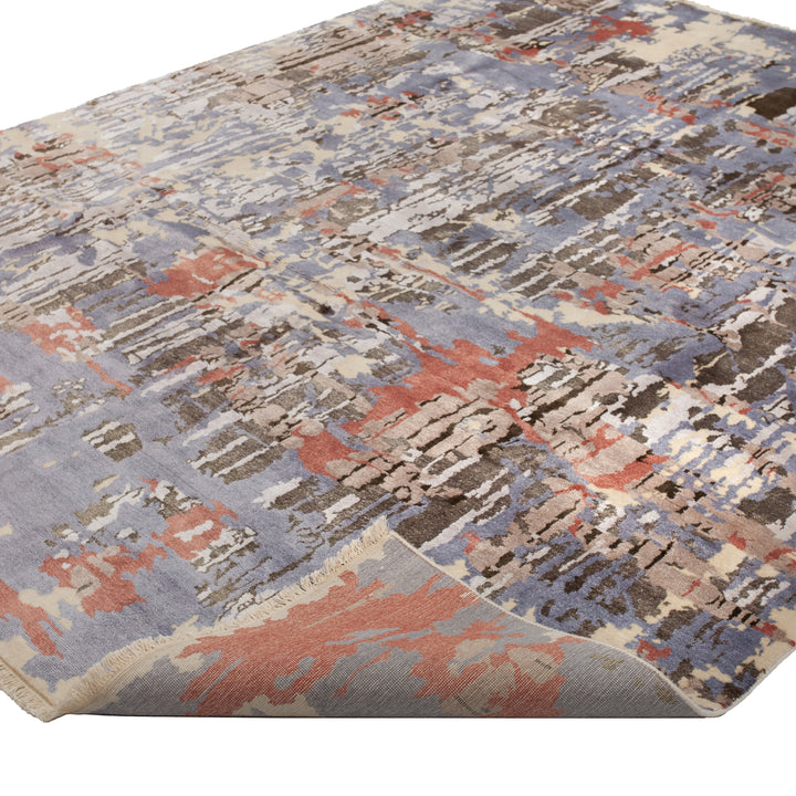 Multi Modern Wool Rug - 8'3" x 10'