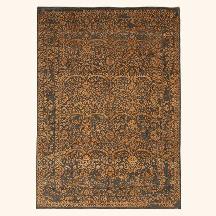 Hand-knotted Wool Rug - 12'4" x 9' Default Title