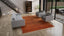 Orange Modern Wool Rug - 8'10" x 12'1"