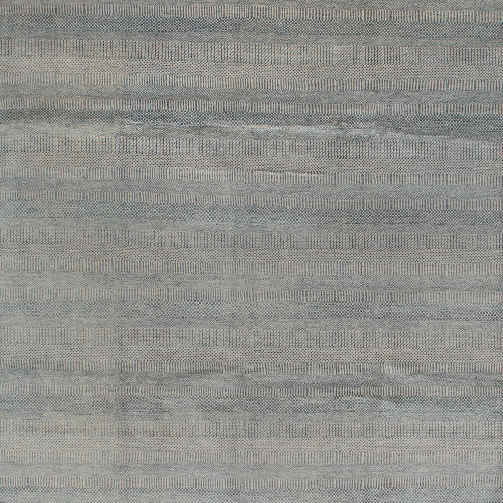 Grey Modern Wool Blend Rug - 9'1" x 12'4"