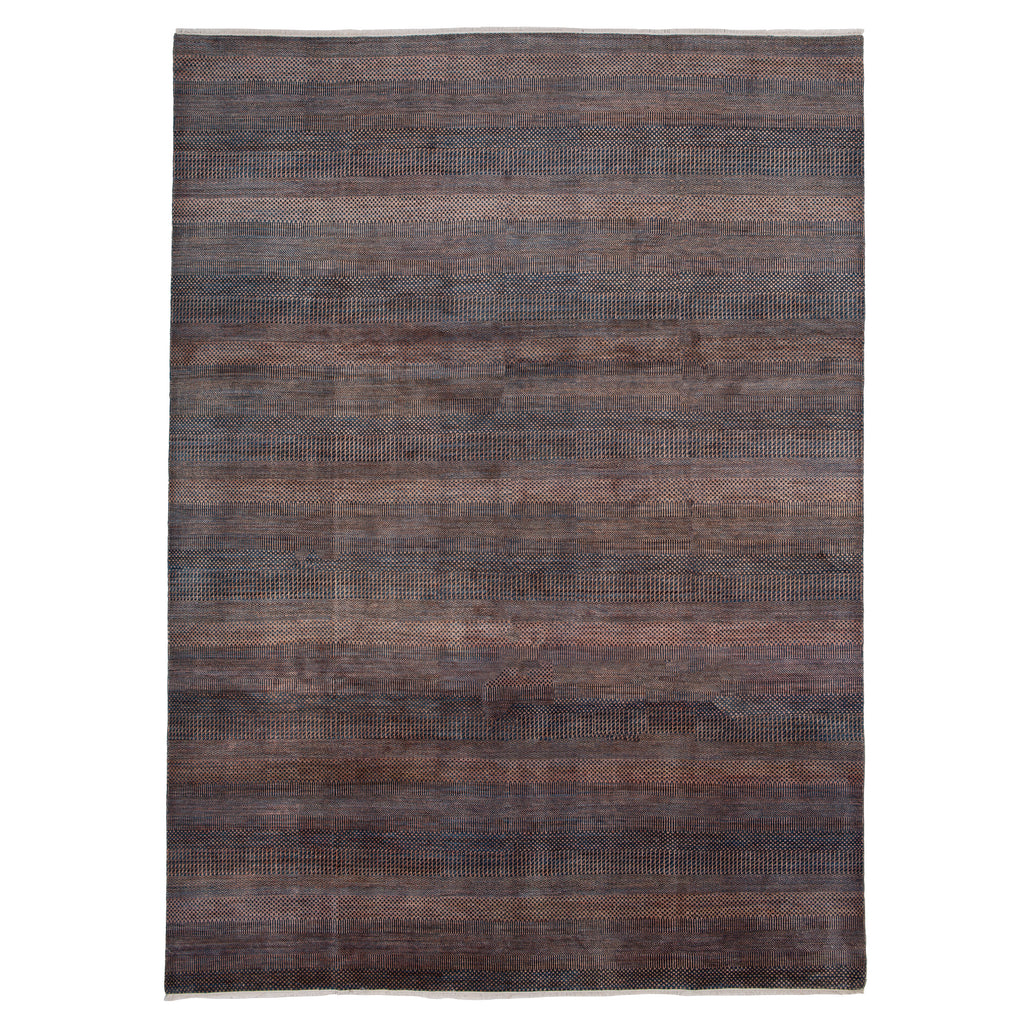 Hand-knotted Wool Rug - 12'2" x 9'1" Default Title