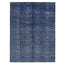 Blue Modern Wool Rug - 8' x 10'1"