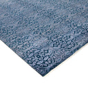 Blue Modern Wool Rug - 8' x 10'1"