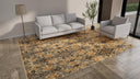 Yellow Modern Wool Rug - 9'1" x 12'2"