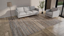 Multicolored Modern Wool Rug - 9'2" x 12'2"