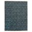 Blue Modern Wool Rug - 8' x 10'2"