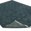 Blue Modern Wool Rug - 8' x 10'2"