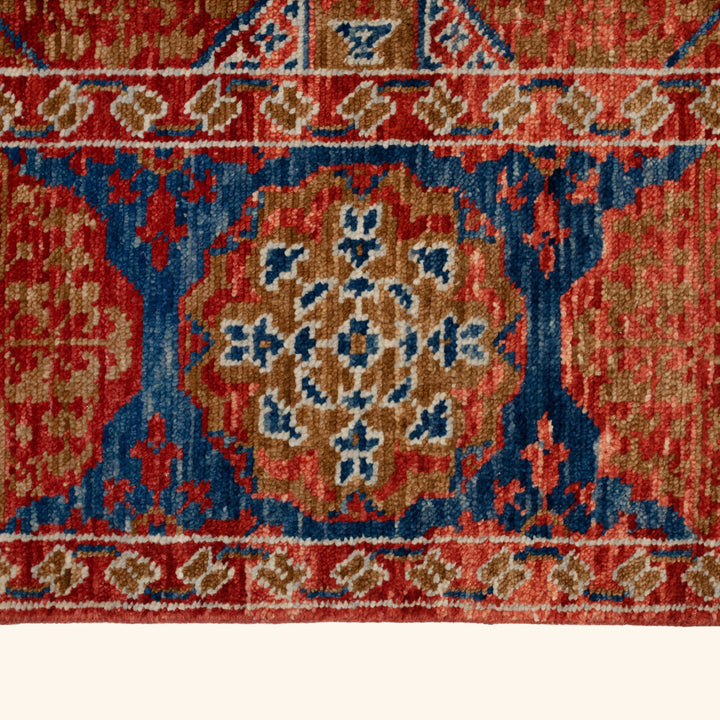 Red Modern Wool Rug - 8'2" x 10'3"