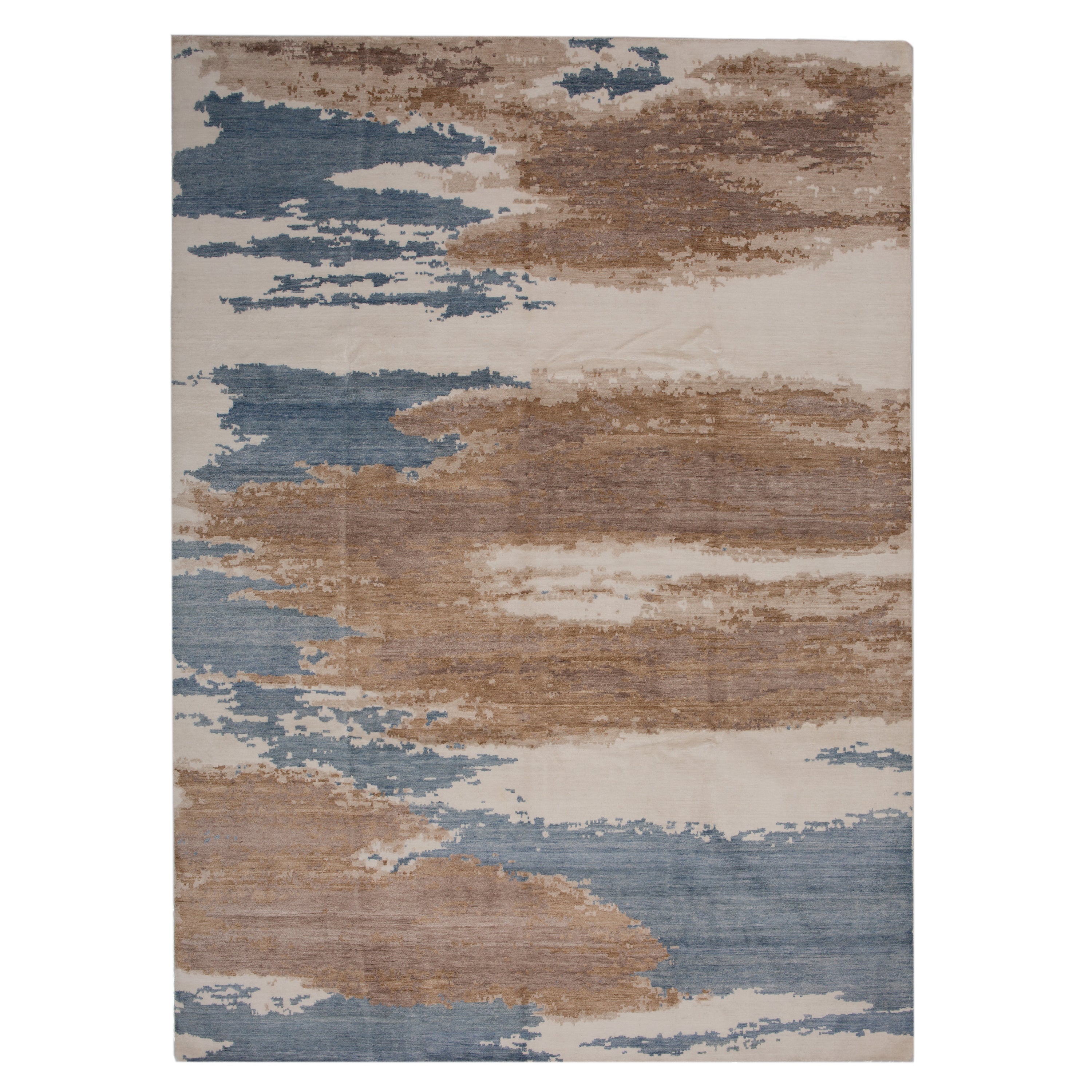 Hand-knotted Wool Rug - 12'3" x 9'1" Default Title