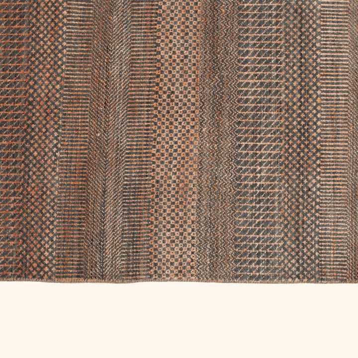 Hand-knotted Wool Rug - 11'10" x 9' Default Title