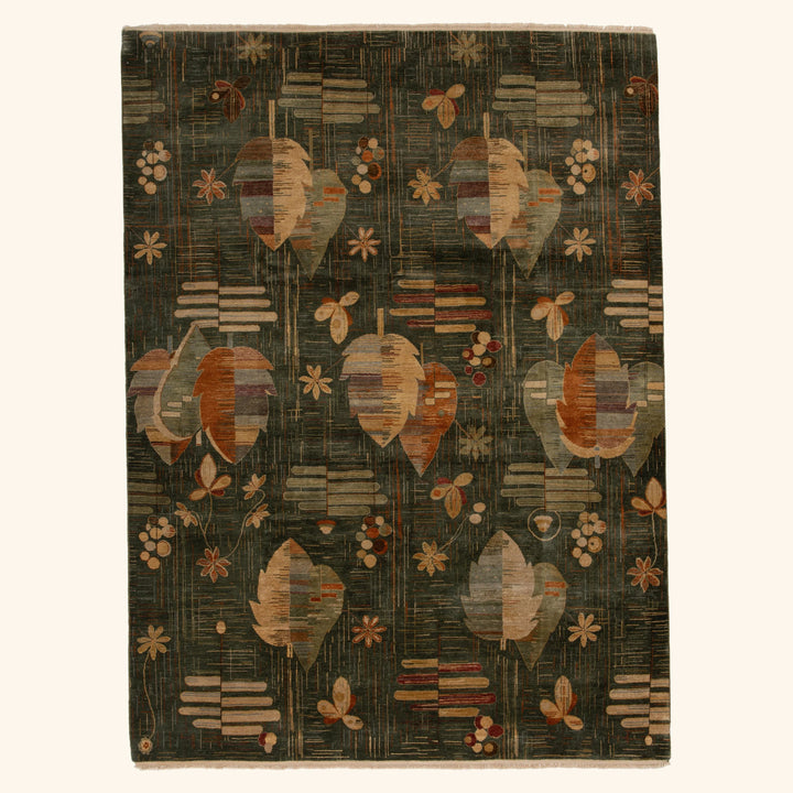 Hand-knotted Wool Rug - 12'1" x 8'10" Default Title