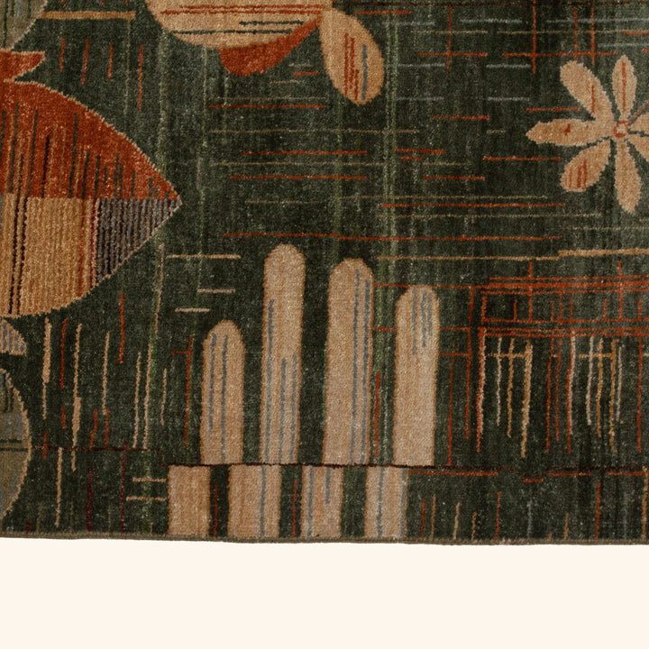 Hand-knotted Wool Rug - 12'1" x 8'10" Default Title